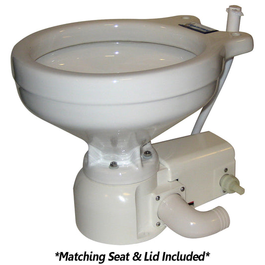 Raritan Sea Era QC Toilet - Household Style - Freshwater Solenoid - Straight & 90° Discharge - Smart Toilet Control - 12v