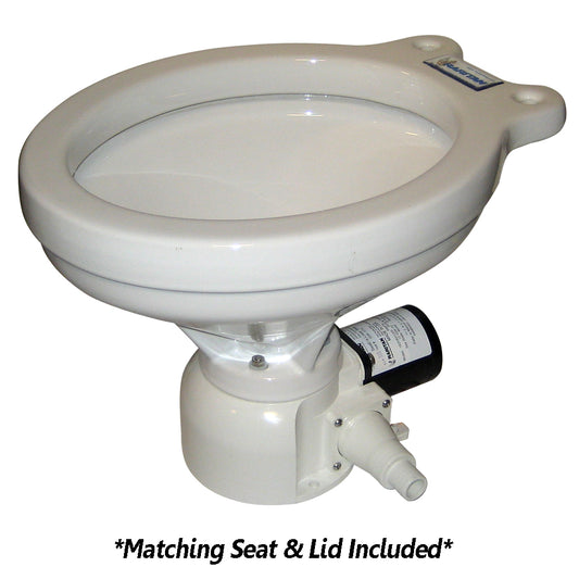 Raritan Sea Era QC Toilet - Household Style - Remote Intake Pump - Straight & 90° Discharge - Smart Toilet Control - 12v
