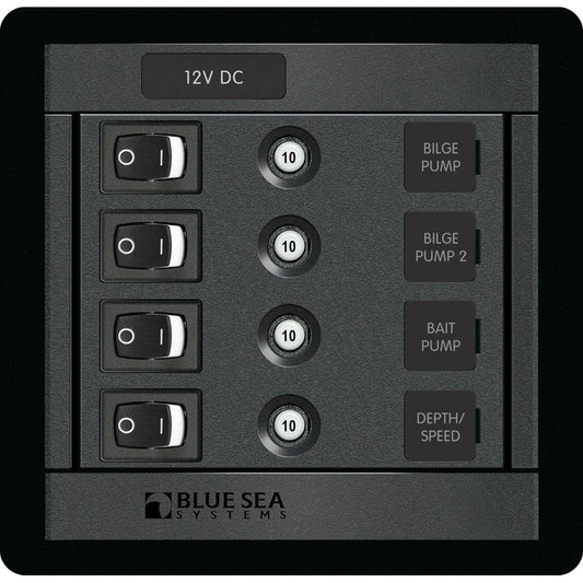 Blue Sea 1455 4 Position Switch CLB Square
