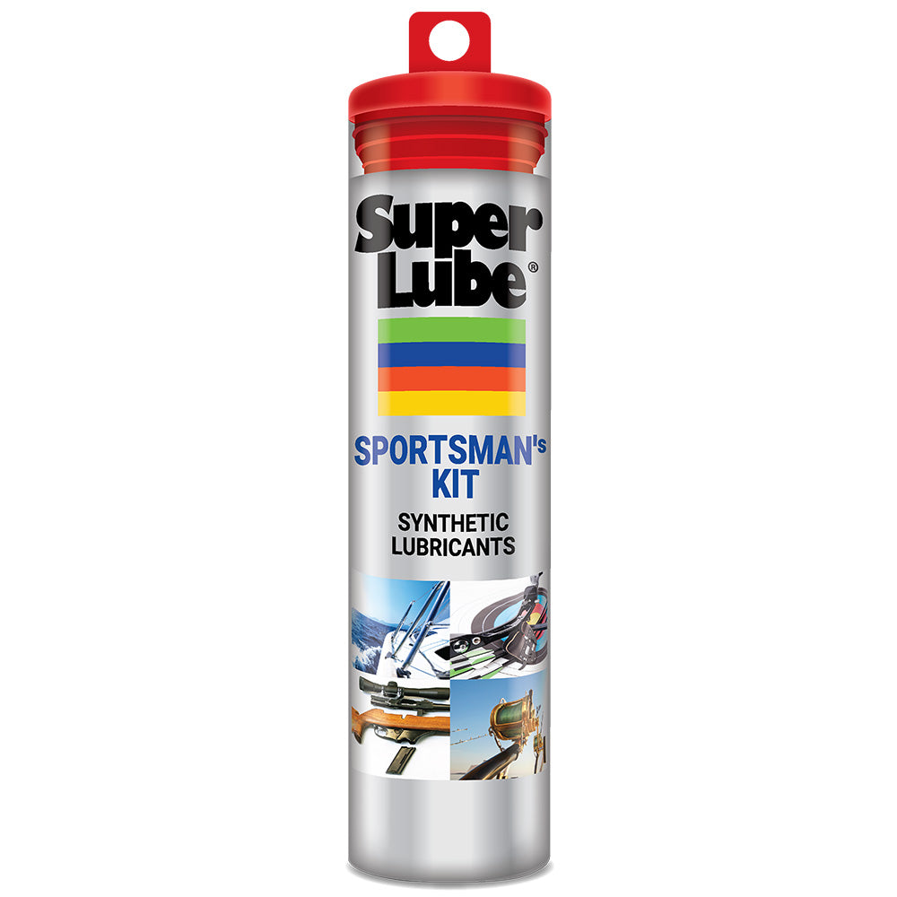 Super Lube Sportsman's Kit w/ Oil, Grease, Cleaning Cloth, and Foam Swabs