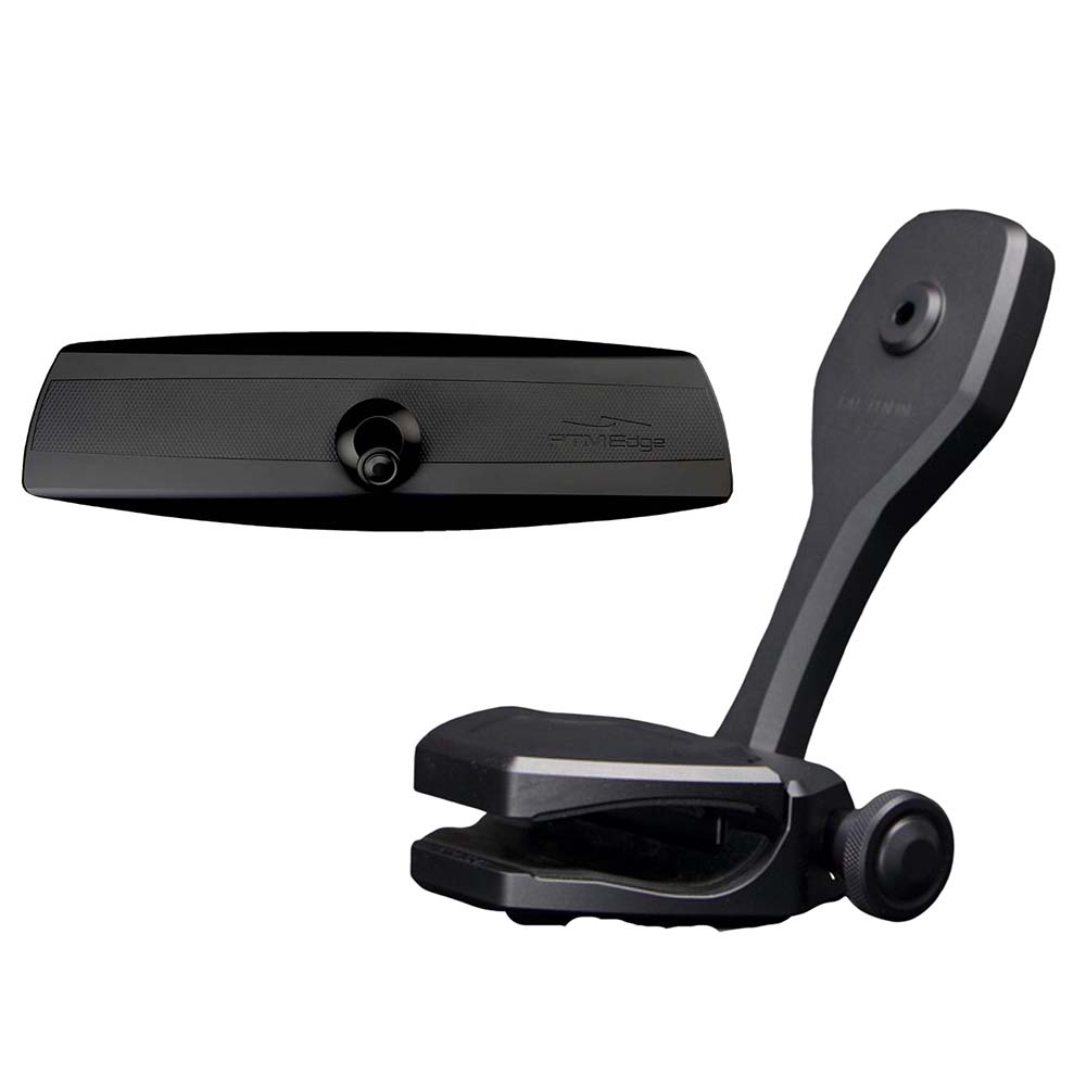 PTM Watersports Mirror/Bracket Kit w/VR-140 Elite Mirror & ZXR-320 (Black)