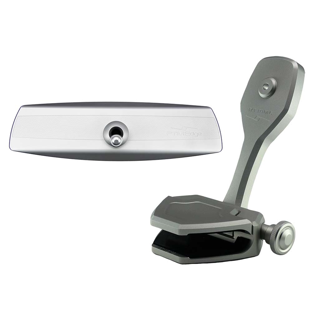 PTM Watersports Mirror/Bracket Kit w/VR-140 Elite Mirror & ZXR-360 (Silver)