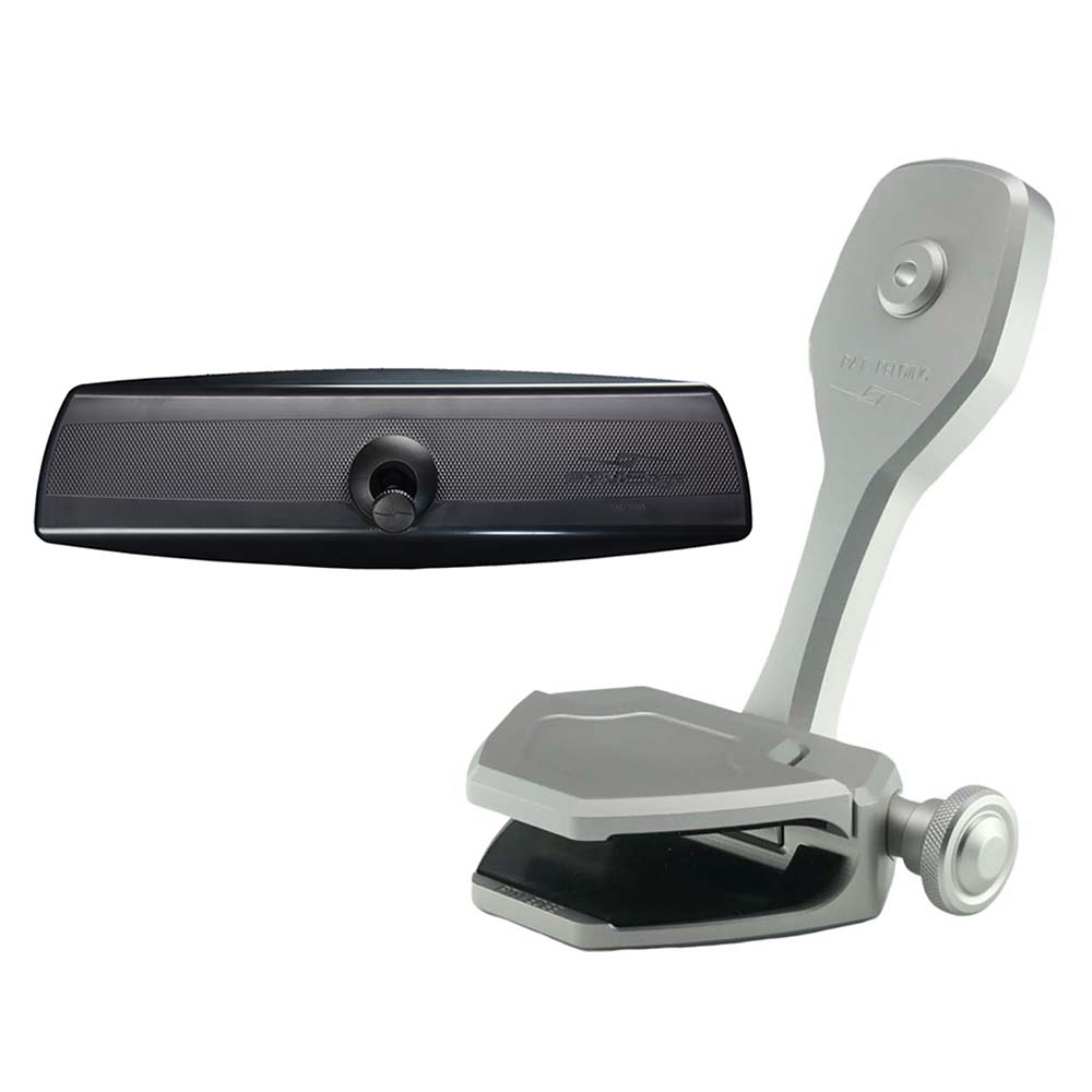 PTM Watersports Mirror/Bracket Kit w/VR-140 PRO Mirror & ZXR-360 (Silver)