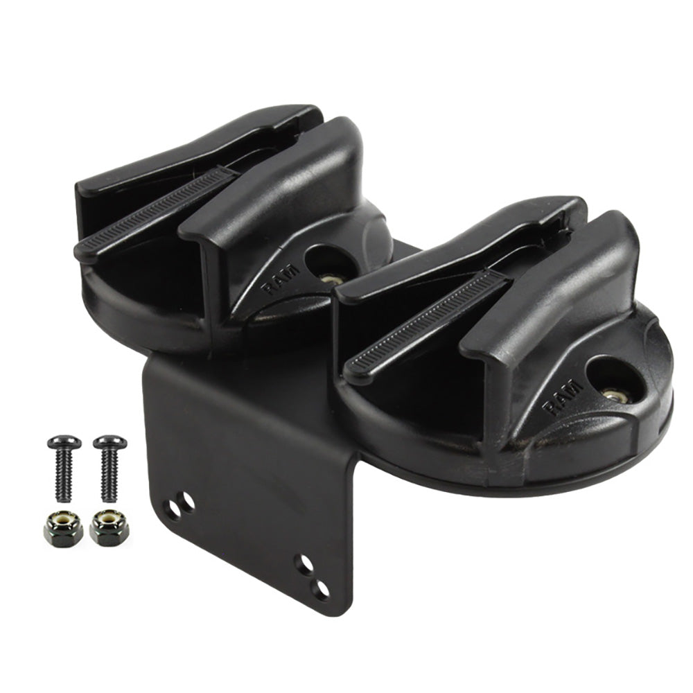RAM Mount RAM® Double Microphone Clip w/90-Degree Bracket f/RAM® Tough-Box™