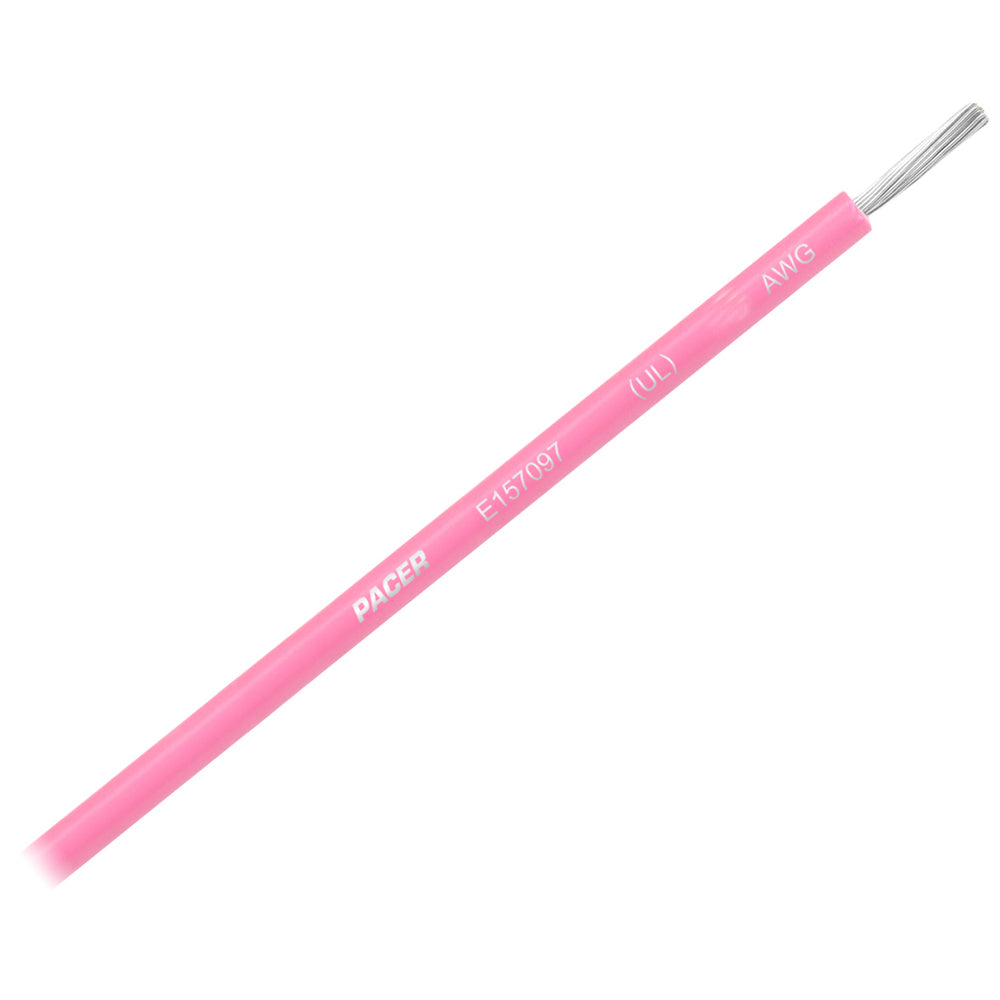 Pacer Pink 16 AWG Primary Wire - 25'