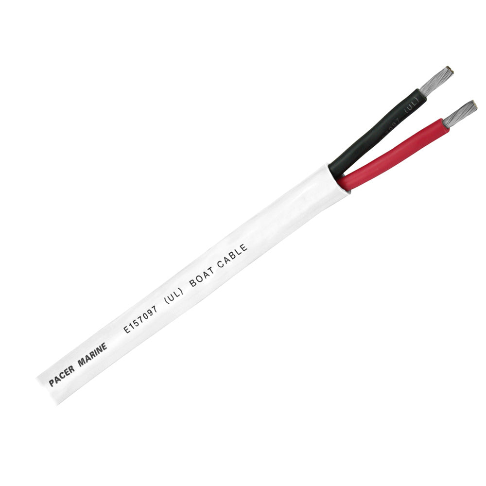 Pacer Duplex 2 Conductor Cable - 250' - 16/2 AWG - Round Cable - Red, Black