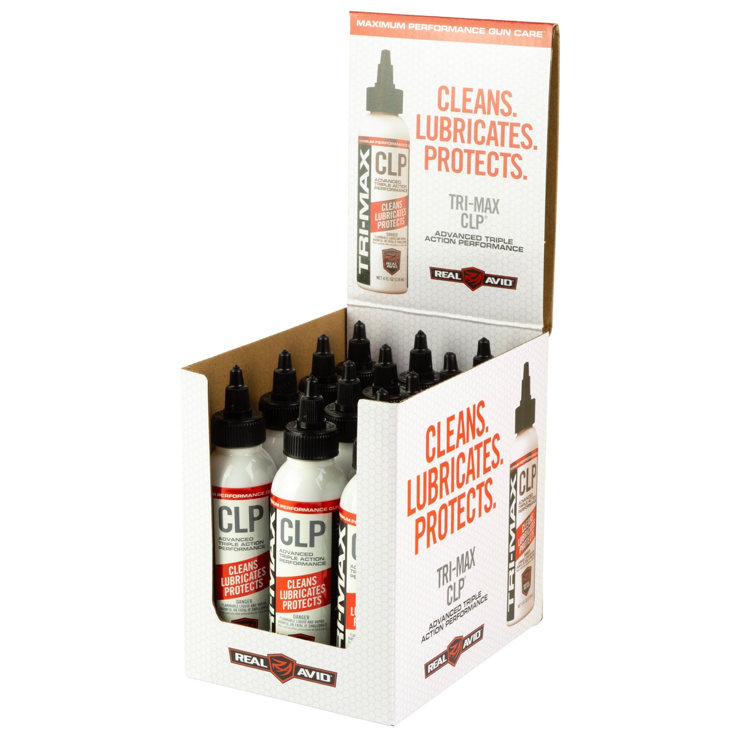REAL AVID TRI-MAX CLP 4OZ 12PK PDQ