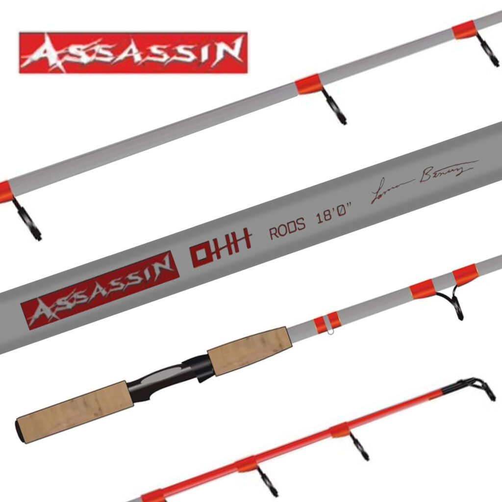 18' Assassin Scoping Rod/ Crappie Pole