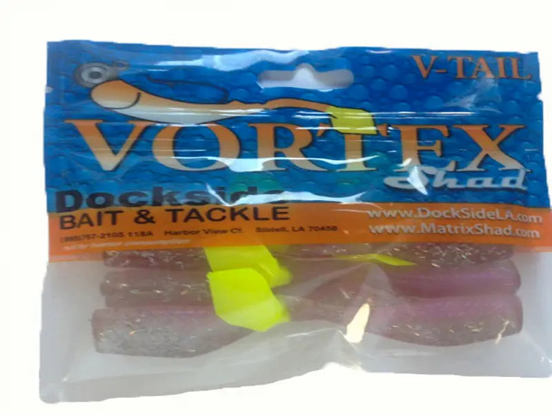 MATRIX VORTEX V-TAIL SHAD 3.75in 8pk KAMIKAZE