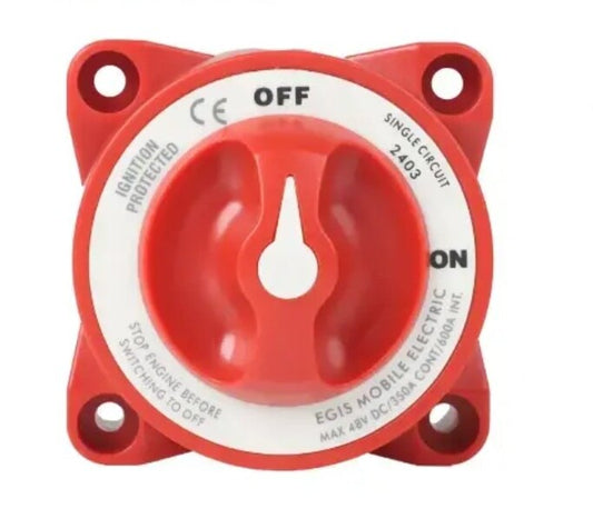 EGIS 2403 e-Series 350A  Battery Switch Off/On