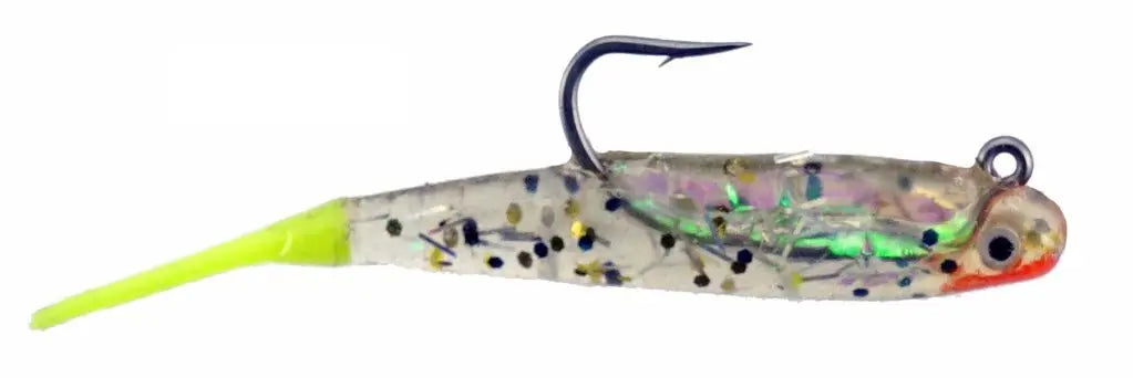 H H LURE GLASS MINNOW DOUBLE RIG 1/4oz LAGUNA GLASS