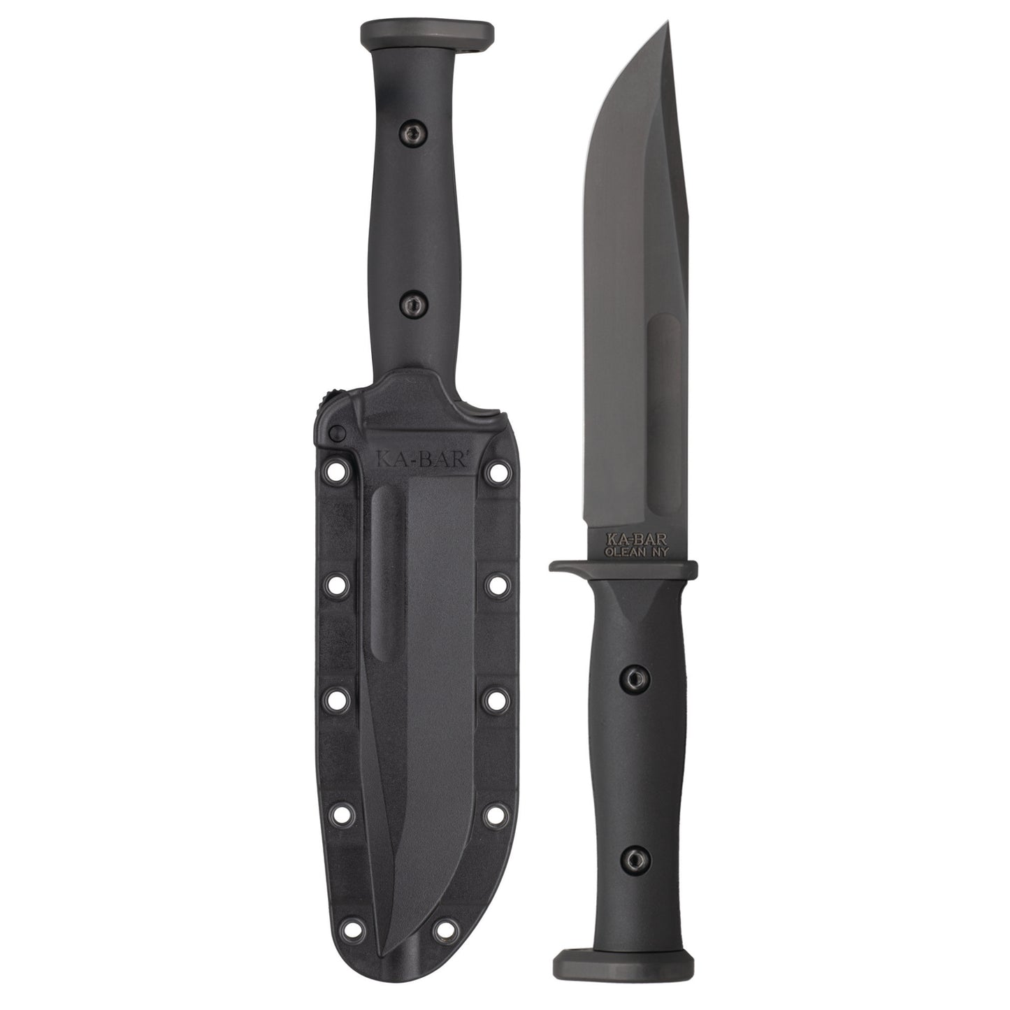 KBAR SLABBY FIXED 6.86" BLK W/SHEATH
