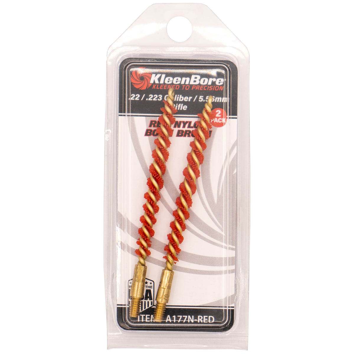 KLEEN BR .223/556 RED BRUSH 2PK