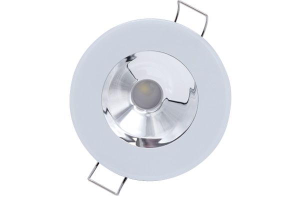 Lumitec Illusion Down Light White LED Non-Dimming White Mirror Reflector 10-30v