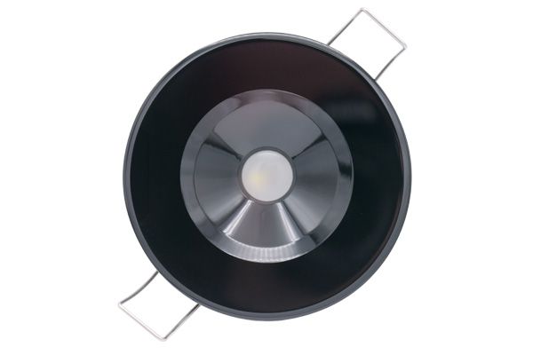 Lumitec Illusion Down Light White LED Non-Dimming Black Reflector 10-30v