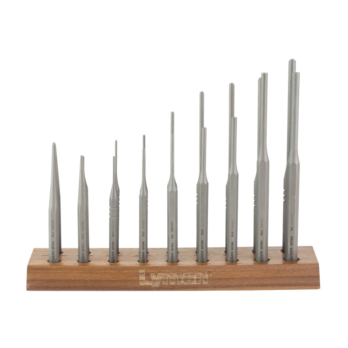 LYMAN ARMORER'S 18 PC HEX PUNCH SET