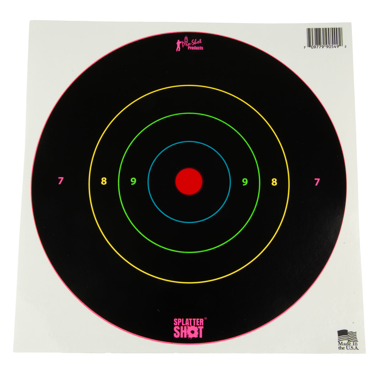 PROSHOT 8" MULTI CLR BULLSEYE 6PK