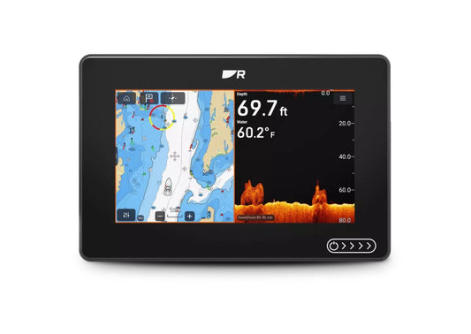 Raymarine Axiom 2 7 RV 7in Chartplotter-Sonar with LHC North America and RV-100 Transducer