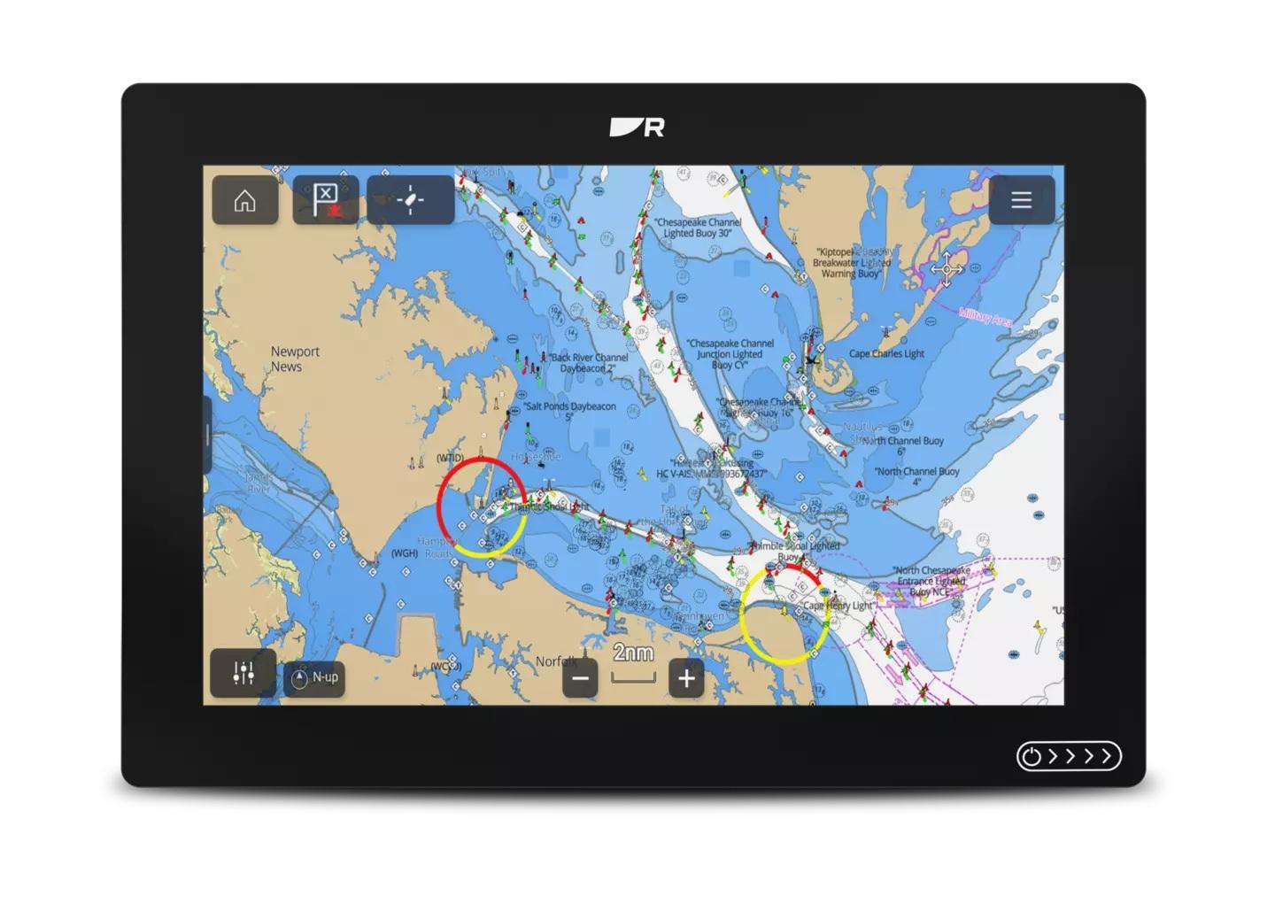 Raymarine Axiom 2 12 Chartplotter with LHC North America