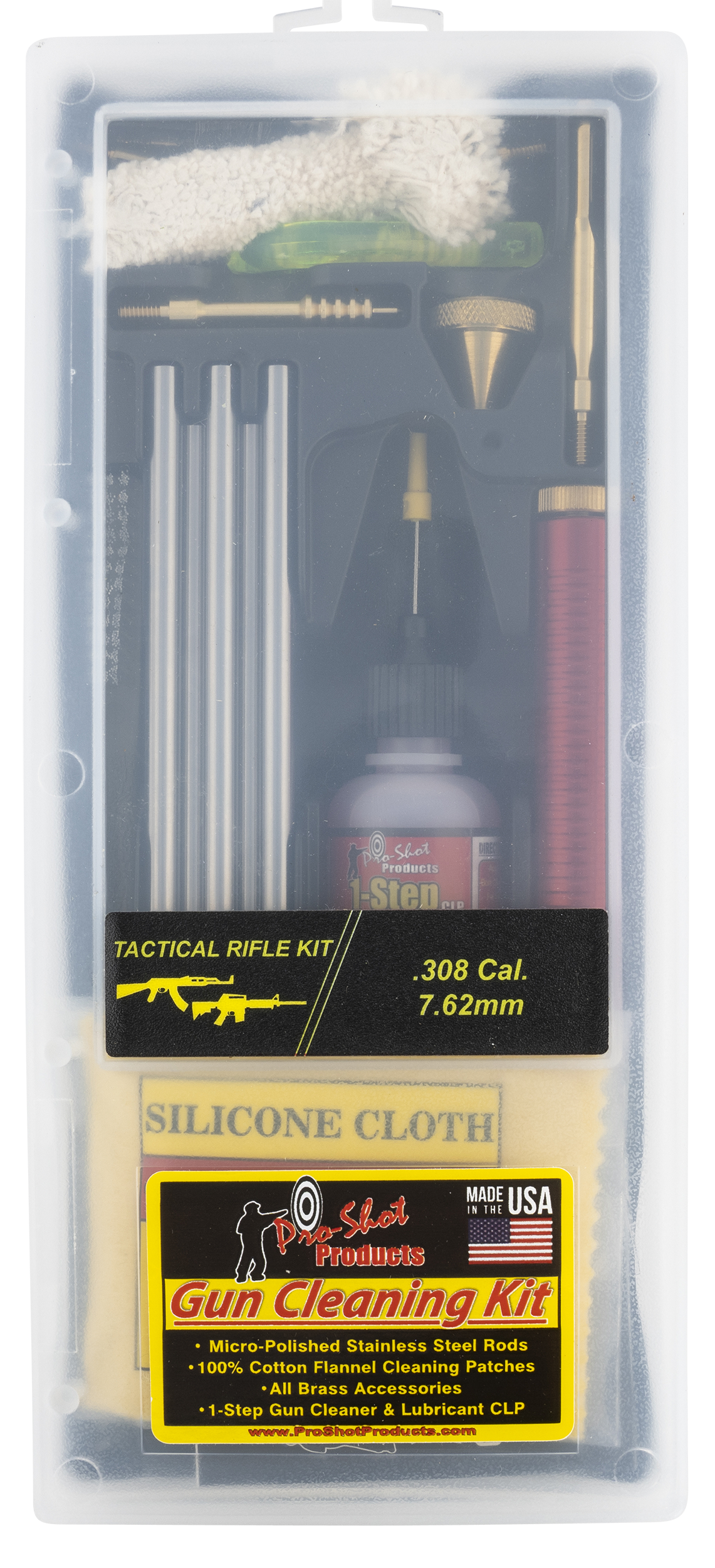 Pro-shot Tactical Box Kit, Proshot Tr308kit       .30c Tacticl Cln Kit