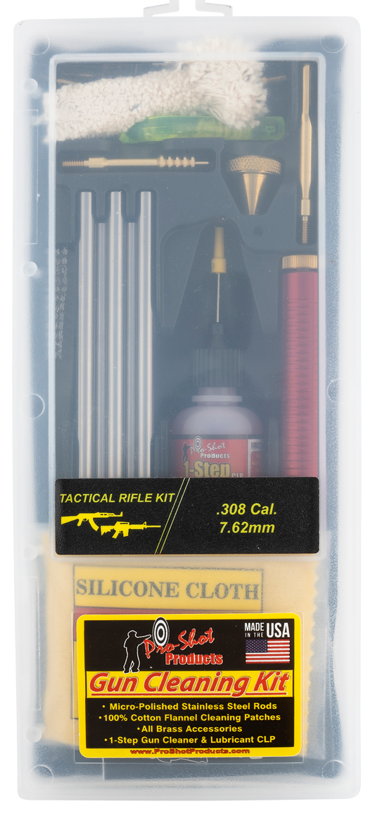 Pro-shot Tactical Box Kit, Proshot Tr308kit       .30c Tacticl Cln Kit