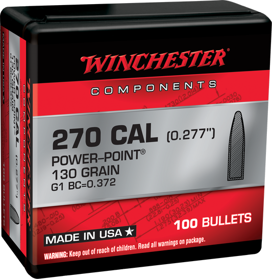 Winchester Ammo Centerfire Rifle, Win Wb270p130x Bul 270    130 Pp         100/10