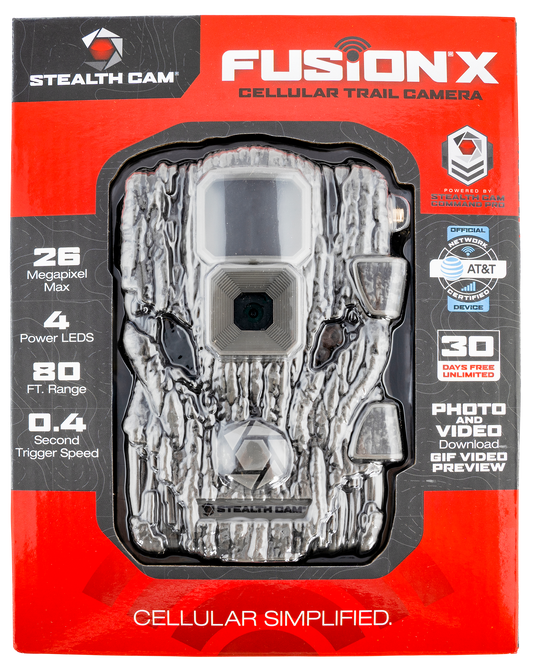 Stealth Cam Fusion X, Steal Stc-fatwx     26mp Fusion V2 Cellular Att