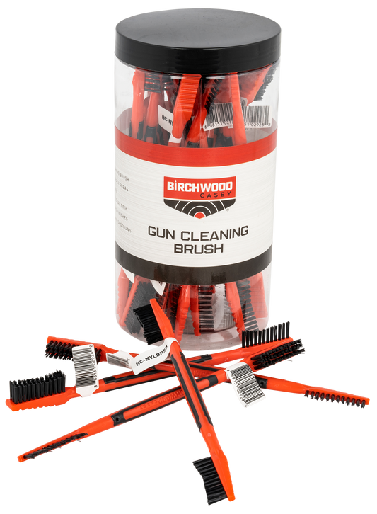 Birchwood Casey Dual End, Bir Nylbrsh-25pk   Nylon Brushes 25pk