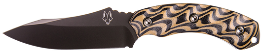 Diamondback Knifeworks Jackal, Sgrin  Sg05070206-01 Jackl Blk-blktn Hndl Blk Shth
