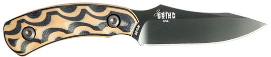 Diamondback Knifeworks Jackal, Sgrin  Sg05080106-01 Jackl Blk-blktn Hndl Blk Shth