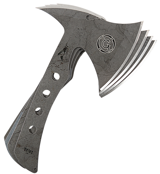 Diamondback Knifeworks Wasp, Sgrin  Sg10070001 Wasp Throw Axe Set Blk Kydx Shth