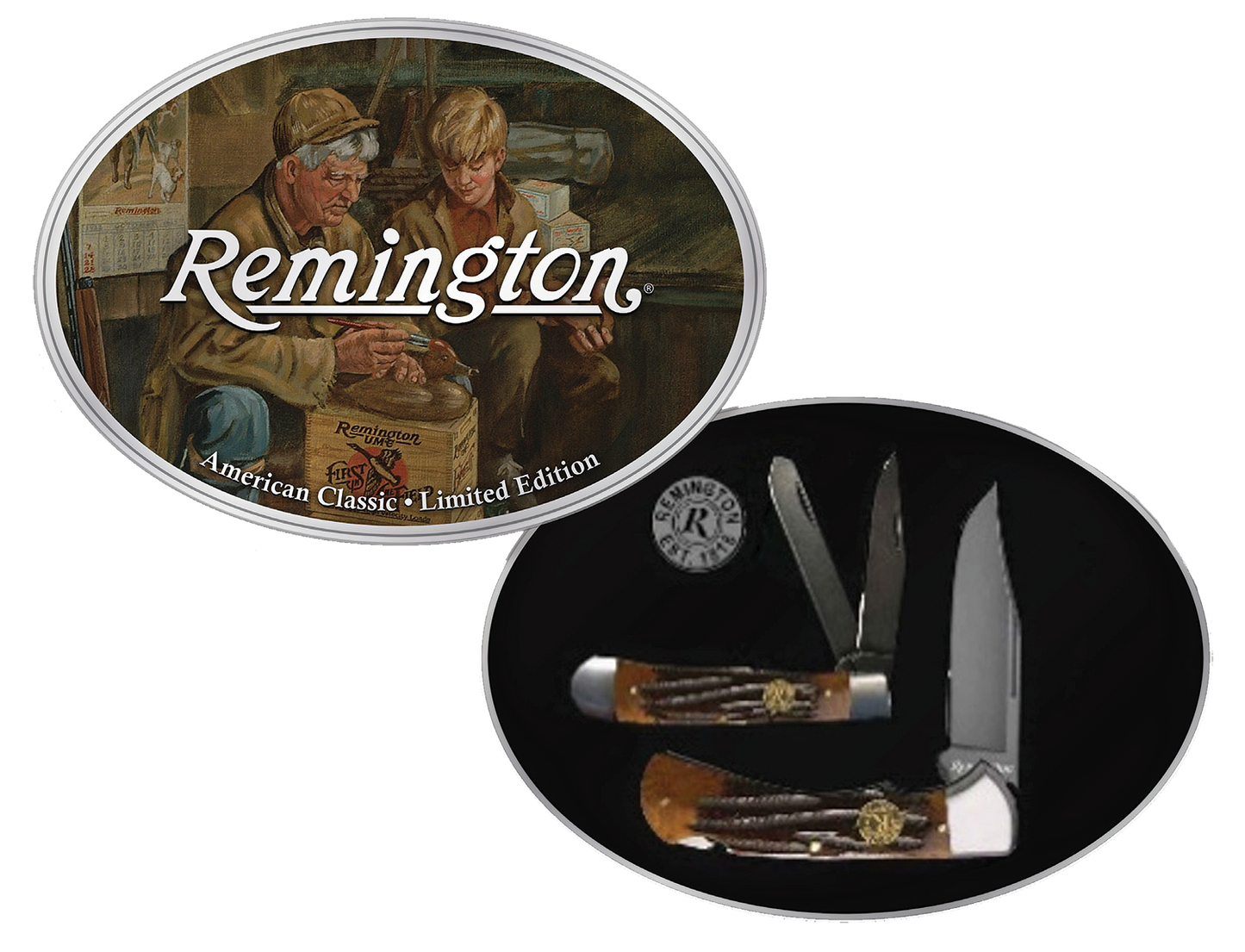Remington Accessories American Classic, Rem 15683 Amer Classic Limited Collec Tin Knf Set