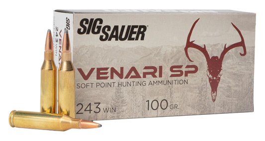 Sig Sauer Venari, Sig V243sp100-20   243 Win 100gr Venari Sp 20/10