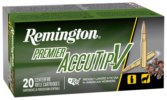 Remington Ammunition Premier, Rem 21202    224valk Accutipv Bt Tail 60gr   20/10