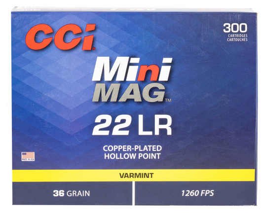 Cci Mini-mag, Cci  962   22 Lr  Mini Mag   36 Gr Hp       300/10