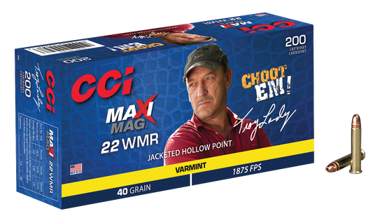 Cci Maxi-mag, Cci  958   22 Wmr Maxi Mag   40gr Jhp       200/10