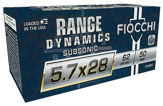 Fiocchi Range Dynamics, Fio 57sub62  Range Dynamics  5.7x28   62fmj  50/10