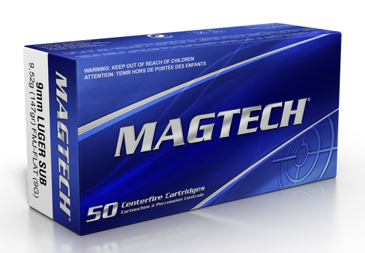 Magtech Range/training, Magtech 9g         9mm     147 Fmc           50/20