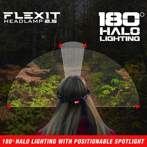 Striker Flex-it Headlamp 250 - Lumens W/5 Modes