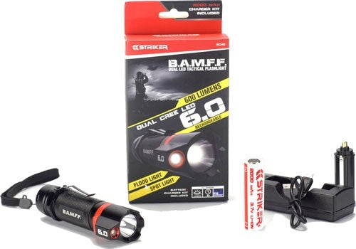 Striker Bamff 6.0 600 Lumens - Dual Cree Led Flshlght W/flood