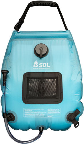 Arb Sol Solar Shower W/front - Pocket To Hold Hose/toiletries