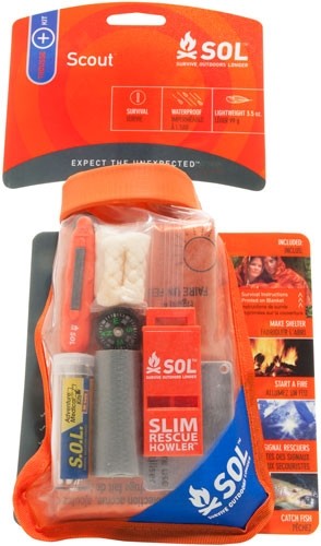 Arb Sol Scout Survival Kit W/ - Dry Bag Mirrorsparker & Mor