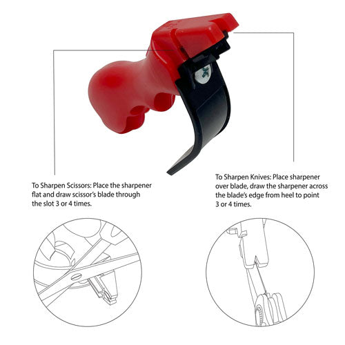 Accusharp Super Sharpener - Knife & Scissors Sharpener