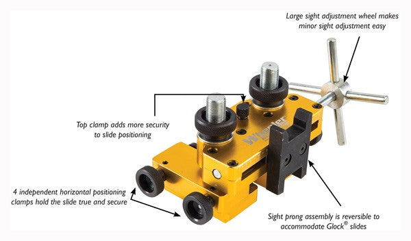 Wheeler Handgun Sight Tool - Universal Armorers Model