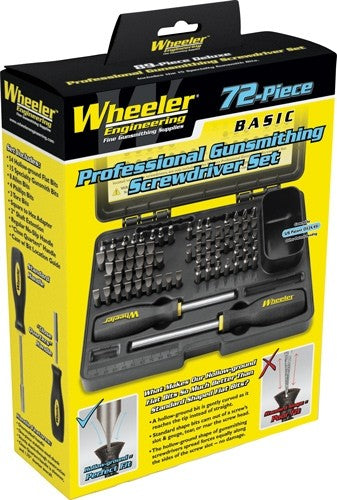 Wheeler Screwdriver Kit 72-pc - Professional Gunsmithing