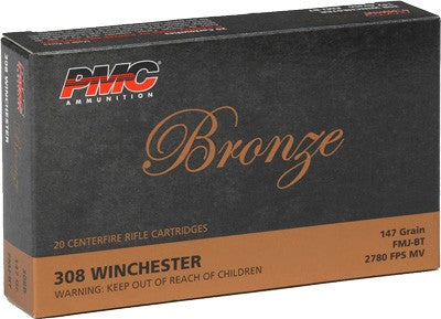 Pmc 308win 147gr Fmj-bt - 20rd 25bx/cs