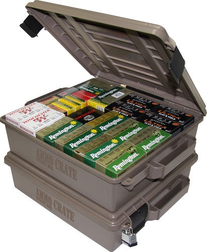 Mtm Ammo Crate Acr5 - Dark Earth 4.50" Deep