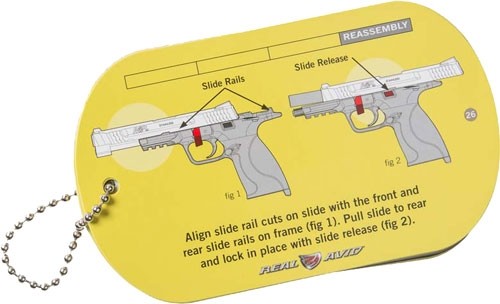Real Avid S&w M&p Field Guide - S&w M&p Maintenace Cards