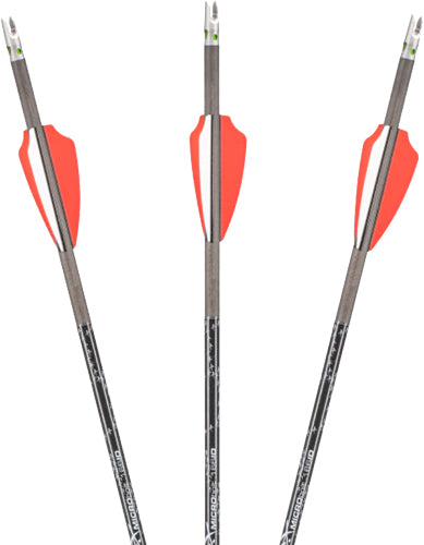 Axe Crossbow Micro Bolt .166" - W/red Lighted Nock 18" 3pk