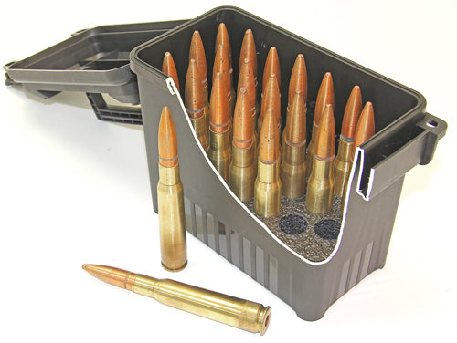 Mtm 50 Bmg Ammo Can 20 Round - Black Pre-cut Foam Lockable